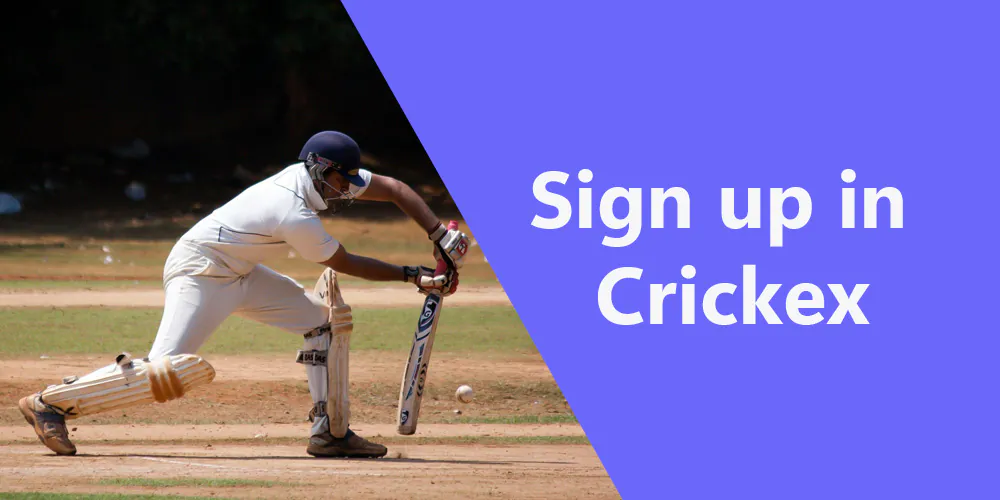 To bet with real money on Crickex, users must create an account and sign up.